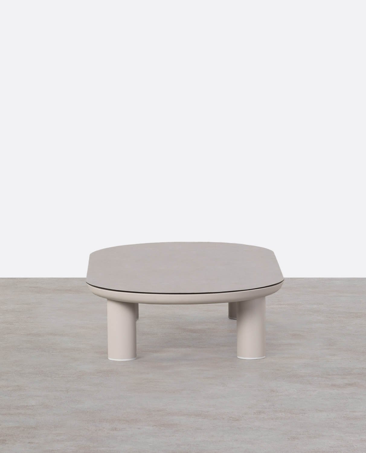 Table Basse en Aluminium et Verre (130x70 cm) Cheryl, image de la gelerie 2