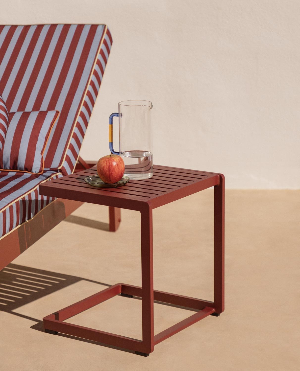 Table d'Appoint en Aluminium (40x40 cm) Kreta Colours, image de la gelerie 2