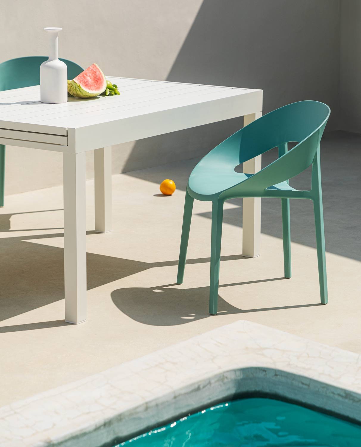 Pack 2 Chaises d'extérieur Lara en polypropylène, image de la gelerie 2