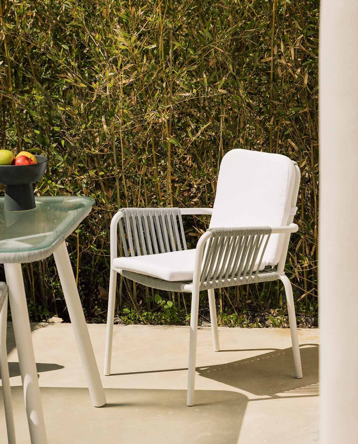 Chaise d'Extérieur en Aluminium et Corde Drian, image de la gelerie 2