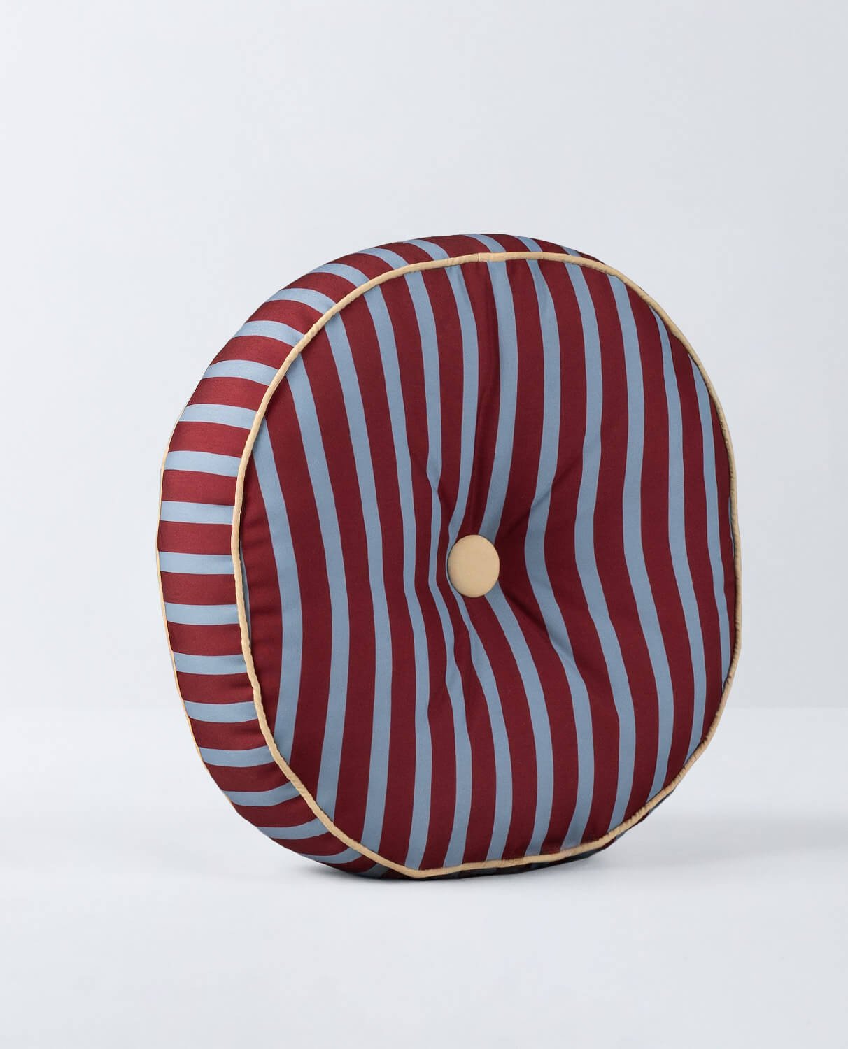 Coussin d'Extérieur Rond en Tissu (Ø40 cm) Zambi, image de la gelerie 1