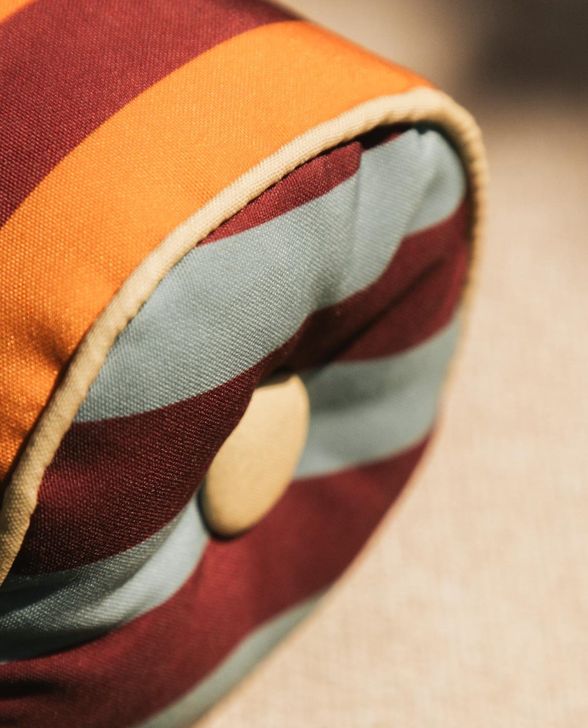 Coussin d'Extérieur Cylindrique en Tissu (60x15 cm) Zambi, image de la gelerie 3