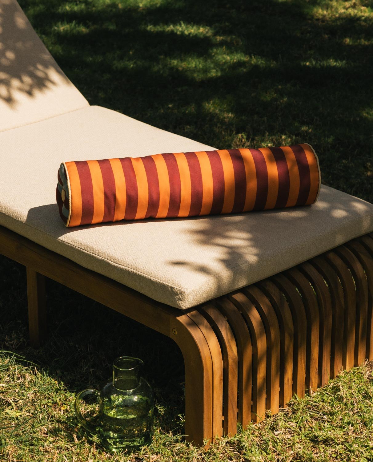 Coussin d'Extérieur Cylindrique en Tissu (60x15 cm) Zambi, image de la gelerie 2
