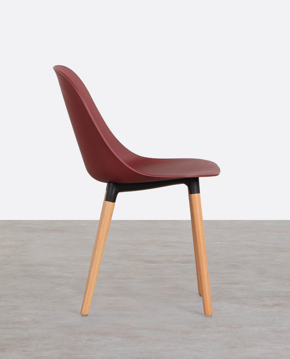 Pack de 2 Chaises d'Extérieur en Polypropylène et Bois Reine, image de la gelerie 2