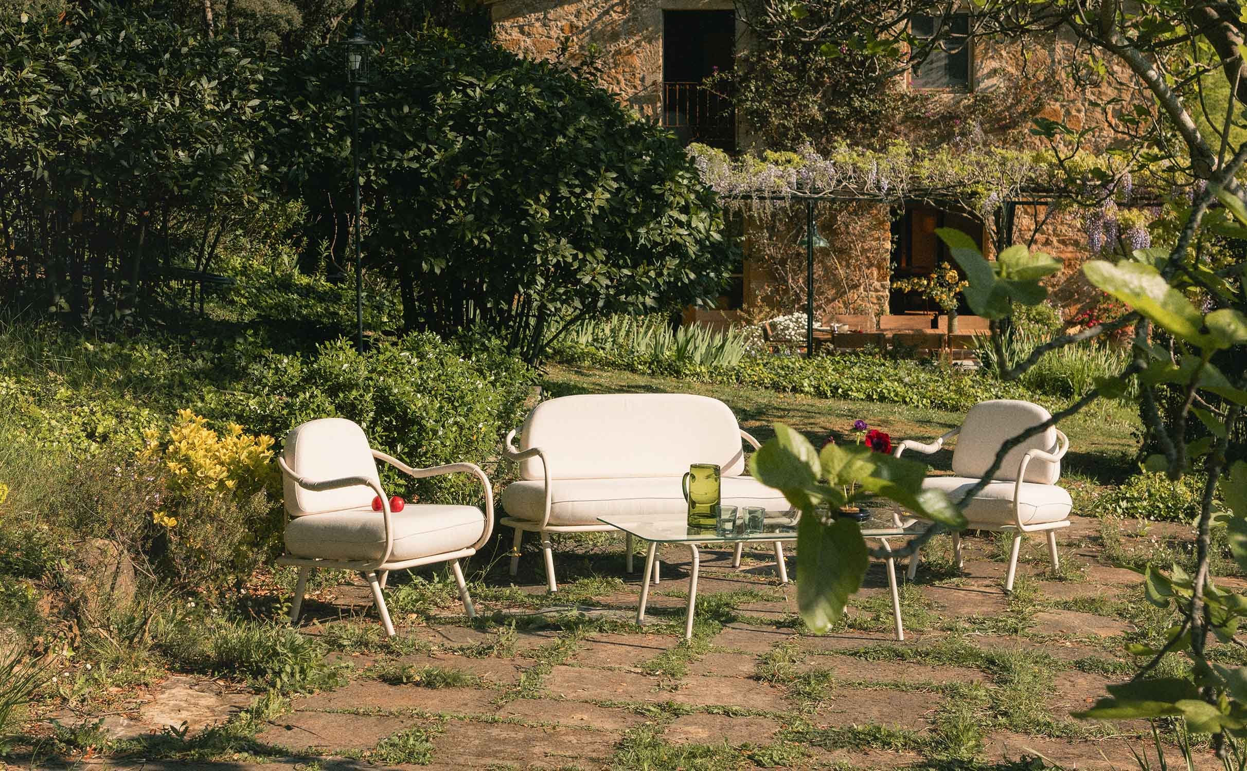 Ensemble de Jardin en Métal et Verre Trempé Xoan, image de la gelerie 1