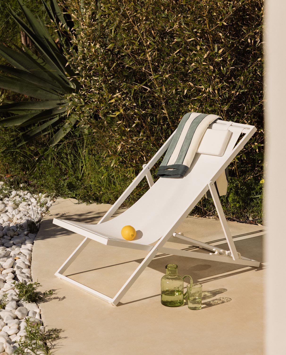 Hamac Inclinable en Aluminium avec Coussin Cancun, image de la gelerie 2