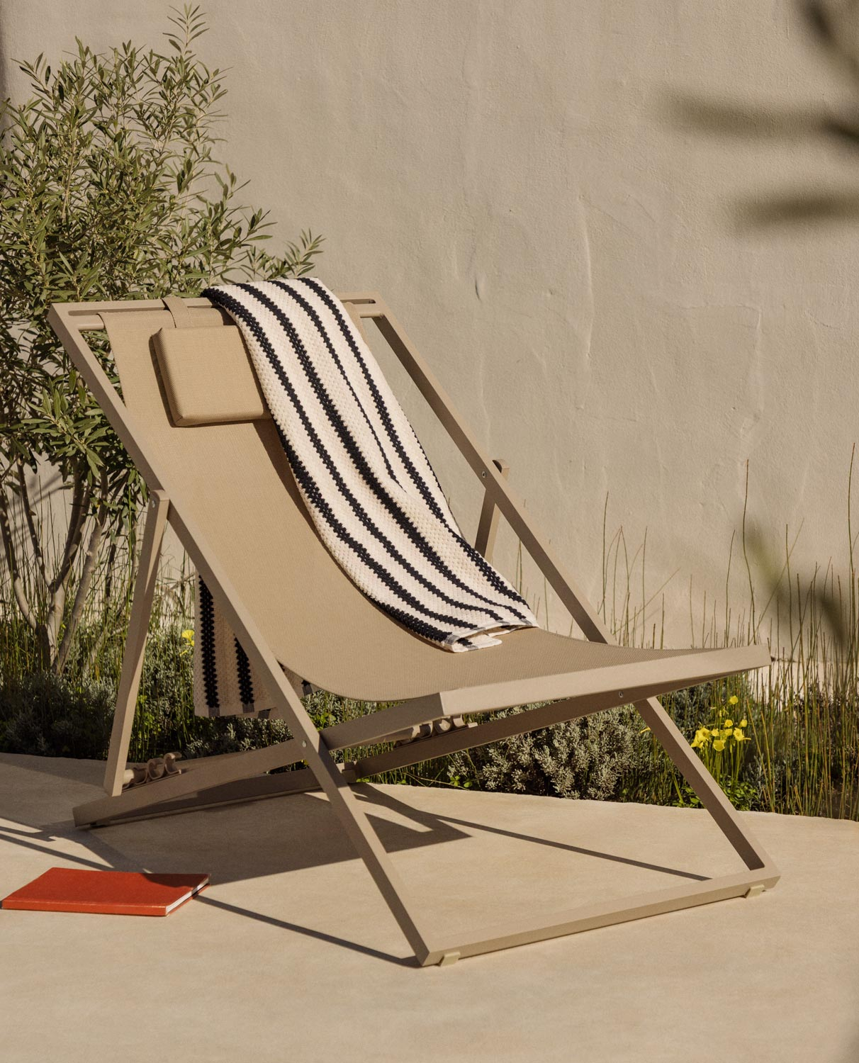 Pack 2 Hamacs Inclinables en Aluminium avec Coussin Cancun, image de la gelerie 2