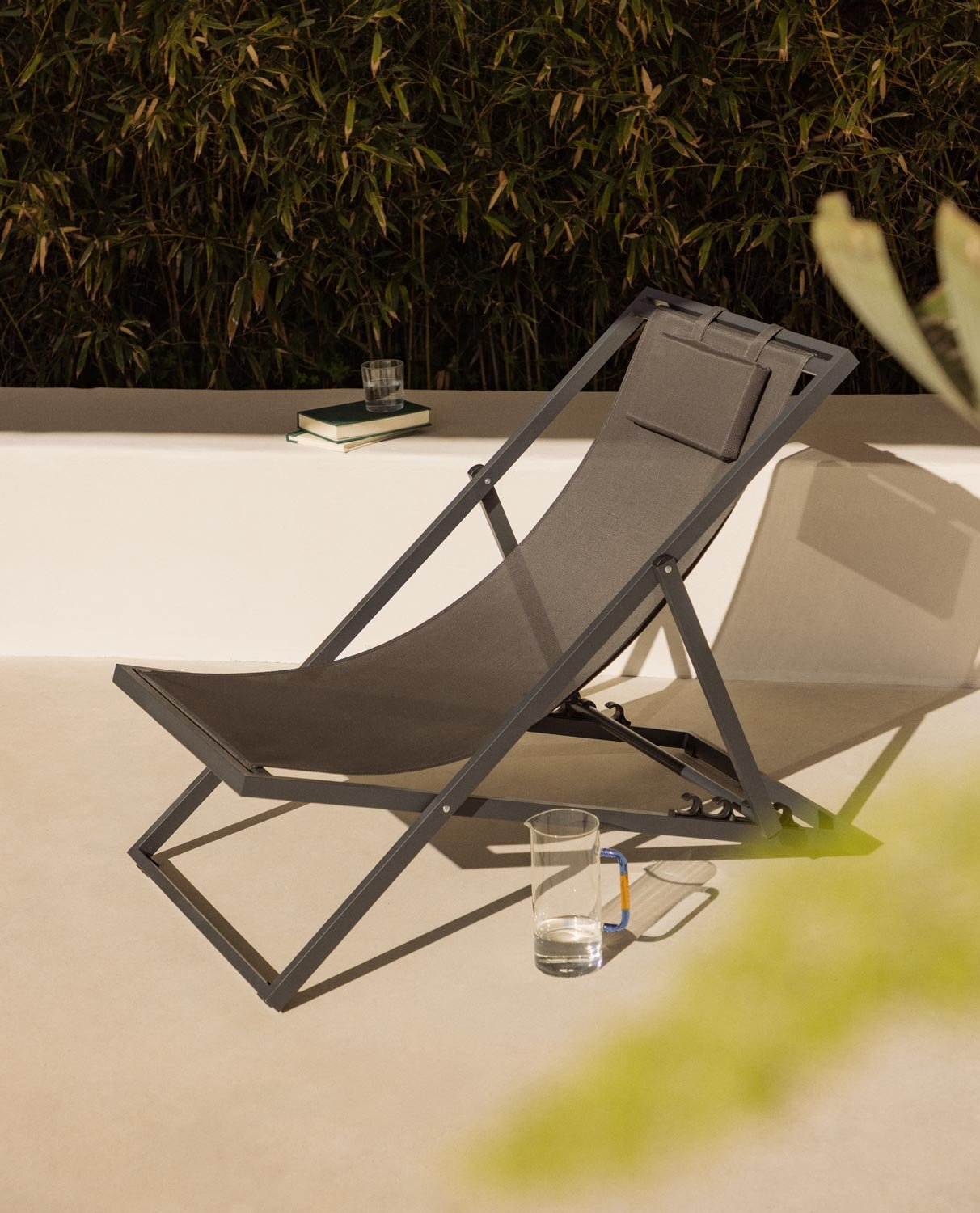 Pack 2 Hamacs Inclinables en Aluminium avec Coussin Cancun, image de la gelerie 2