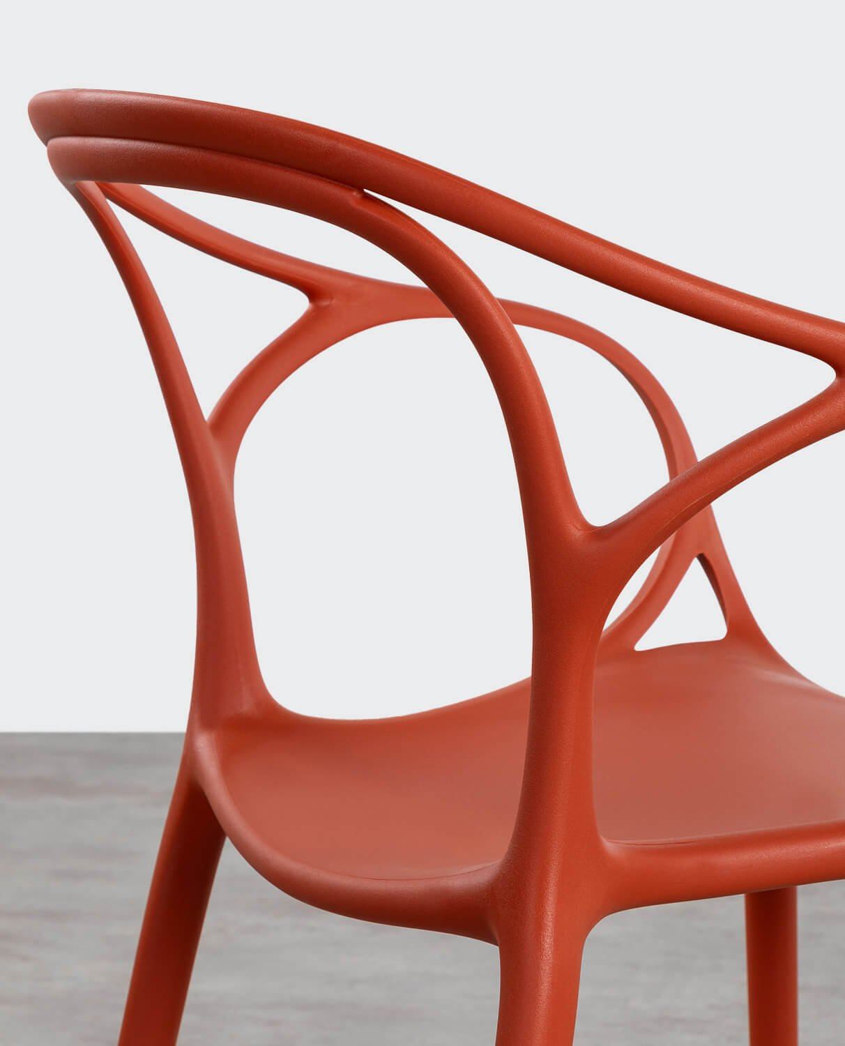 Ensemble de Table Rectangulaire en Aluminium Cancun et 6 Chaises d'Extérieur en Polypropylène Erbra, image de la gelerie 2