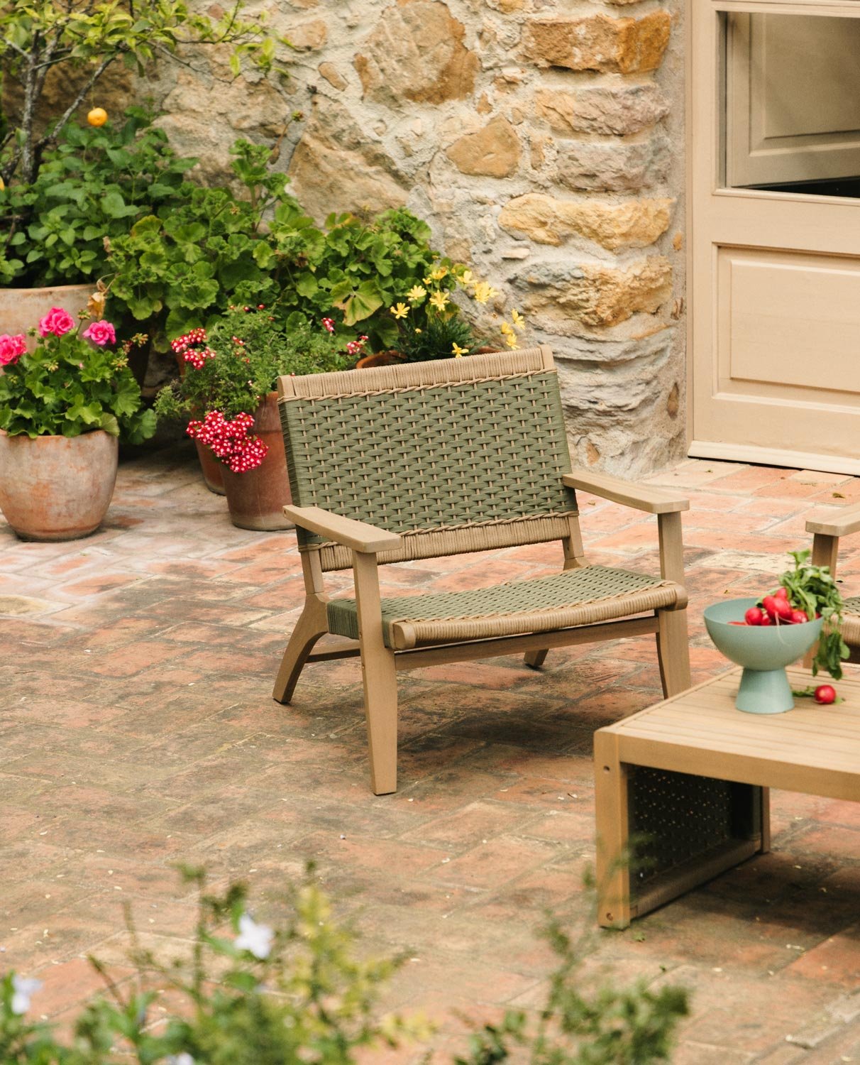 Pack de 2 Chaises de Jardin en Bois d'Acacia et Corde Mirle, image de la gelerie 2