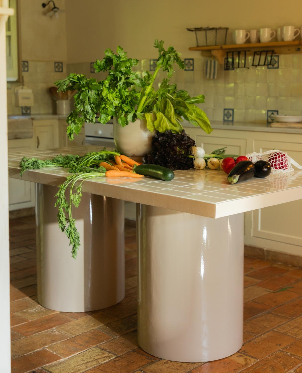 Table à Manger Rectangulaire en Métal et Céramique (183x95 cm) Zafiro, image de la gelerie 2