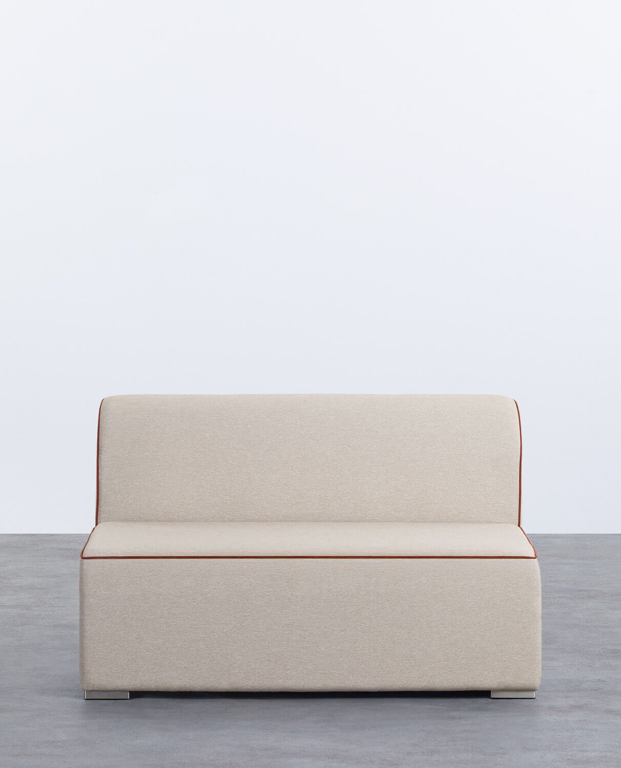 Module Fauteuil de Jardin 2 Places pour Canapé en Tissu Lagos