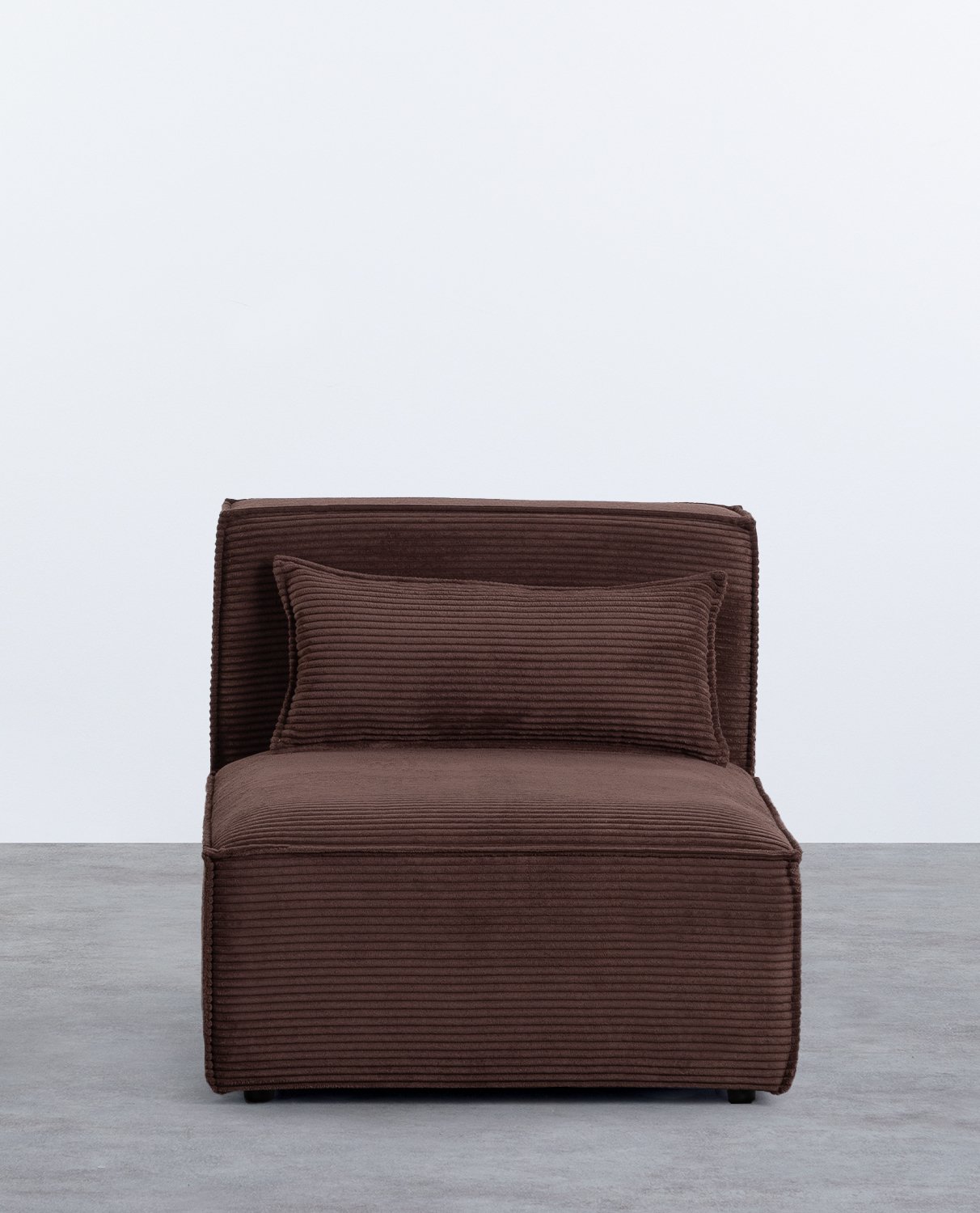 Module de Fauteuil et Canapé en Velours Côtelé Épais Kilhe