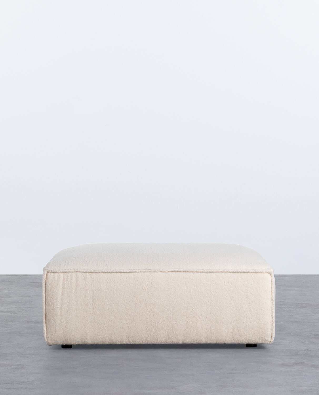 Module Pouf Canapé en Tissu Kilhe Boucle