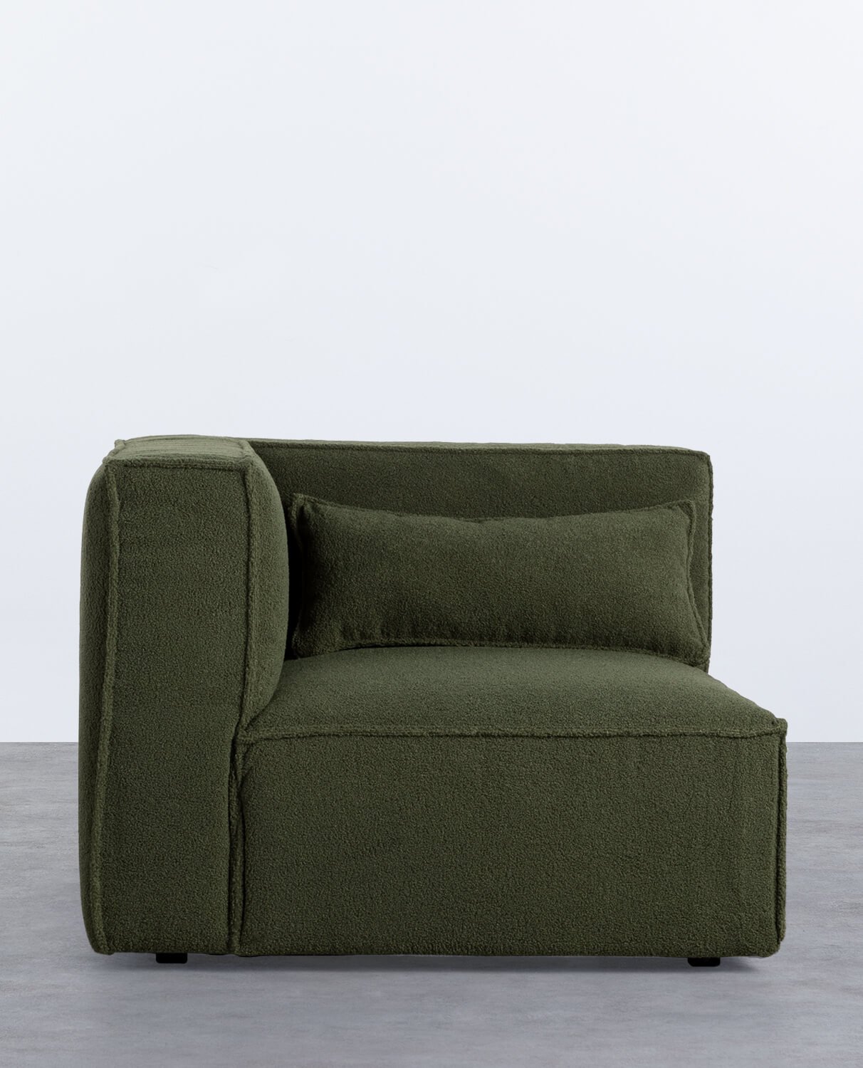Module Fauteuil d'Angle pour Canapé en tissu Boucle Kilhe