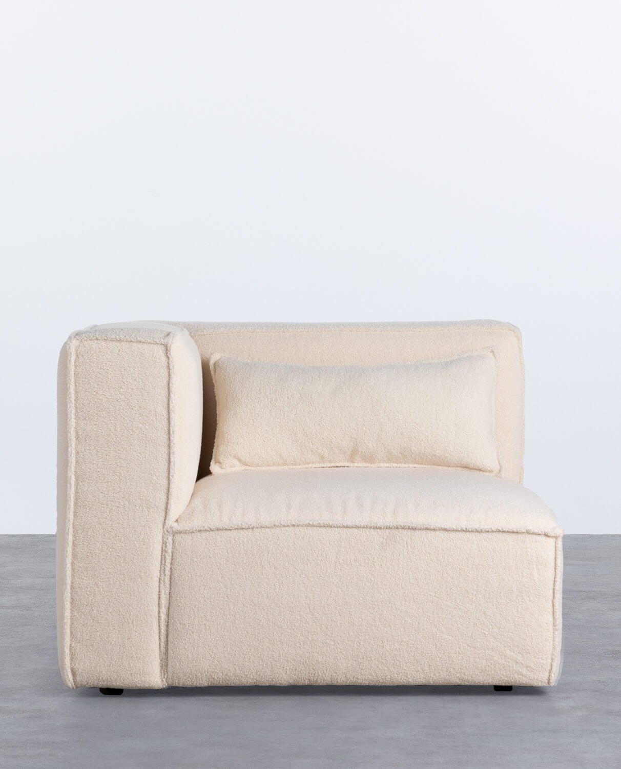 Module Fauteuil d'Angle pour Canapé en tissu Boucle Kilhe