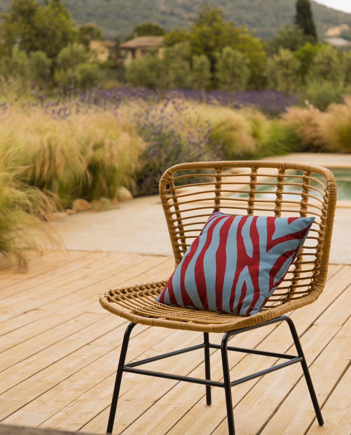 Coussin d'Extérieur Carré en Tissu (45x45 cm) Selvis, image de la gelerie 2