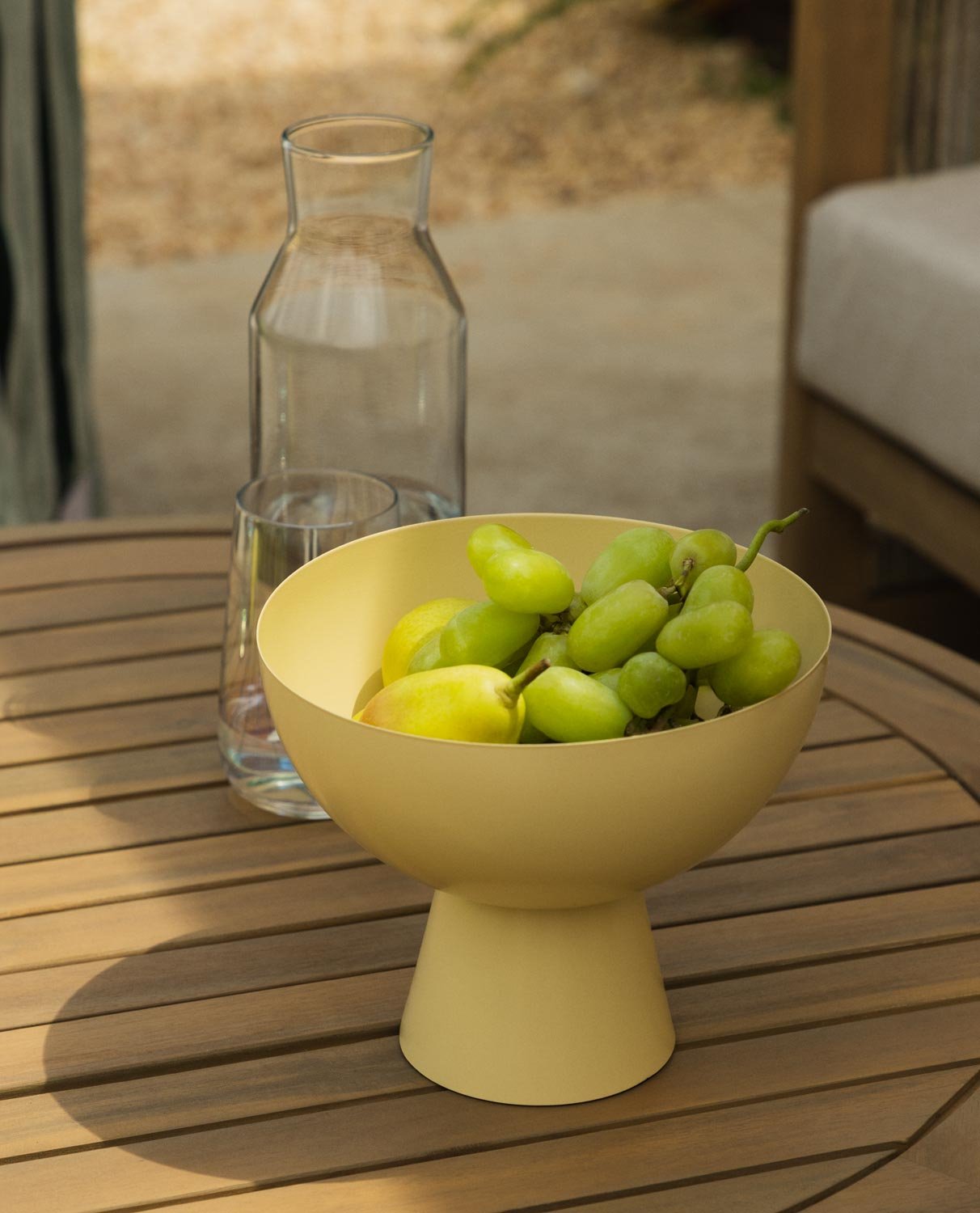 Bol Décoratif en Métal avec Base (Ø20 cm) Eladi , image de la gelerie 2
