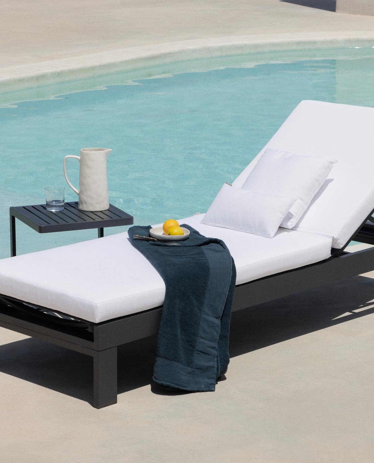 Coussin d'Extérieur Rectangulaire en Tissu (20x38,5 cm) Kreta, image de la gelerie 2