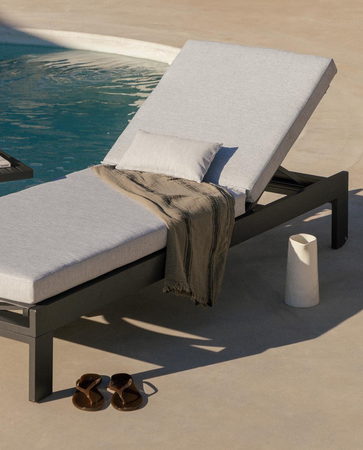 Coussin d'Extérieur Rectangulaire en Tissu (20x38,5 cm) Kreta, image de la gelerie 2