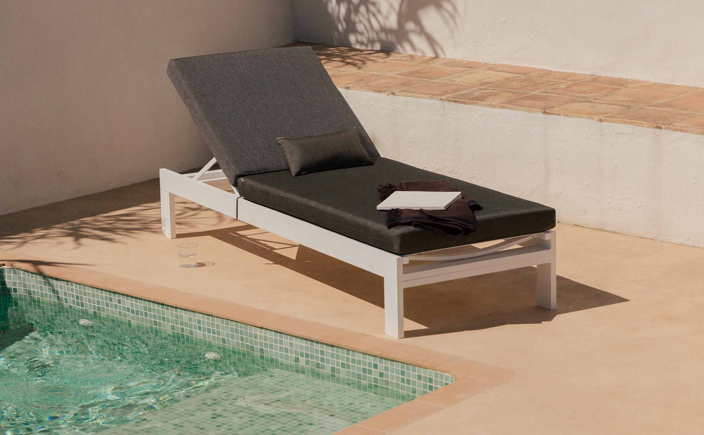 Transat avec Coussin Amovible et Coussin Rectangulaire New Kreta, image de la gelerie 1
