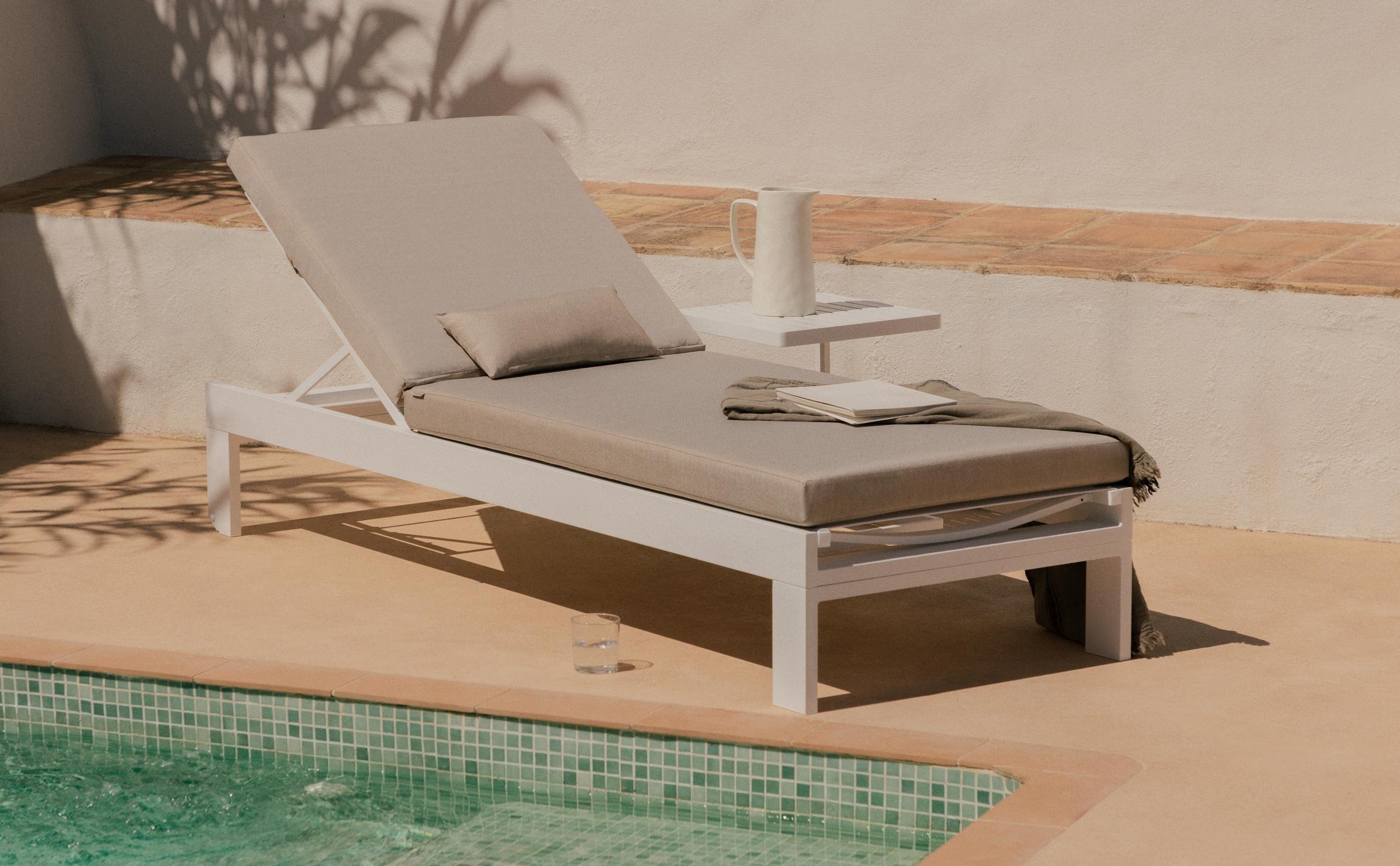 Transat avec Coussin Amovible et Coussin Rectangulaire New Kreta, image de la gelerie 1
