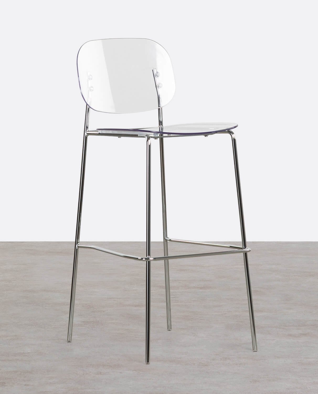 Tabouret Haut en Polyéthylène et Métal (77 cm) Pinha, image de la gelerie 1