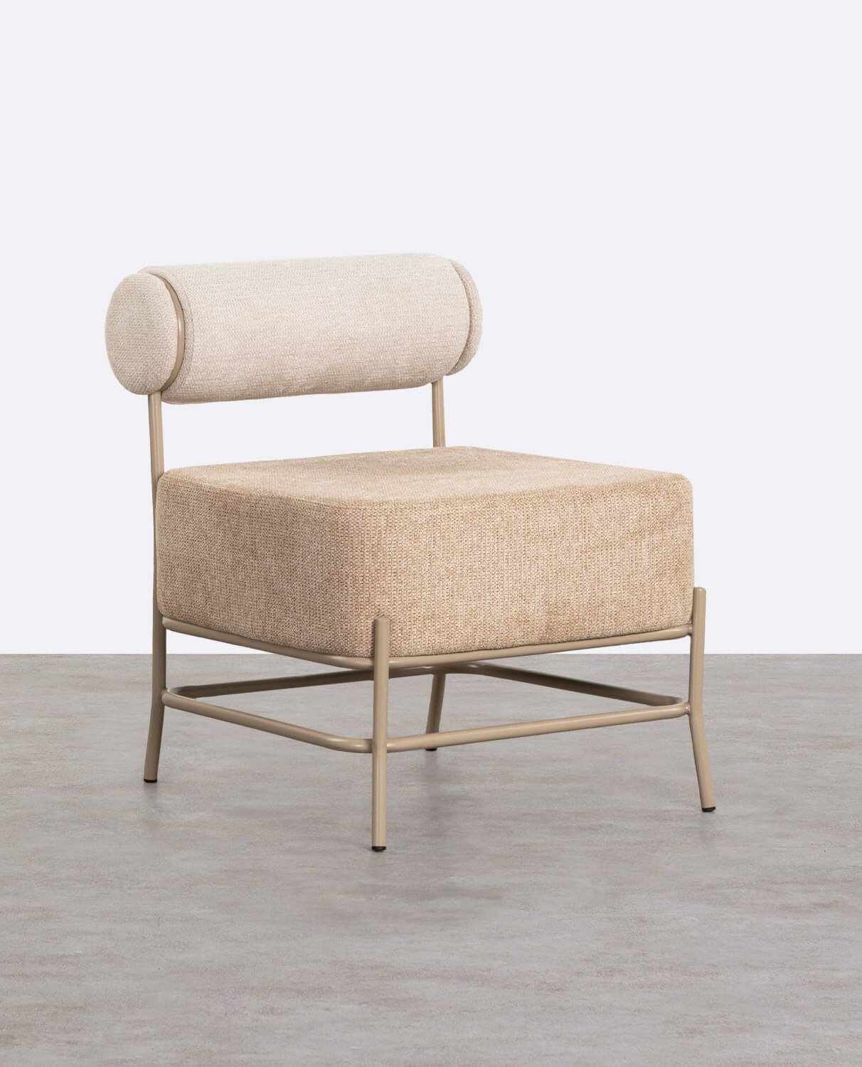Fauteuil en Tissu et Métal Elin Soft, image de la gelerie 1