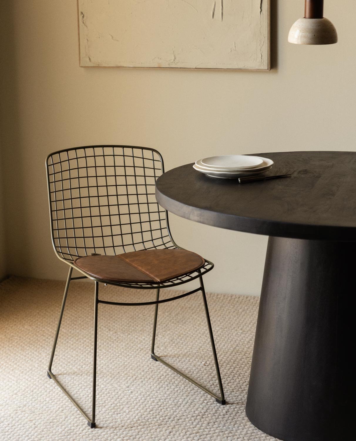 Chaise de Salle à Manger à Dossier Haut en Métal Aras Fresh, image de la gelerie 2