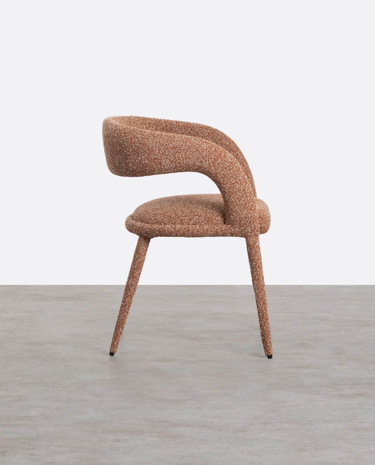 Chaise de Salle à Manger en Tissu et Métal Ewen, image de la gelerie 2