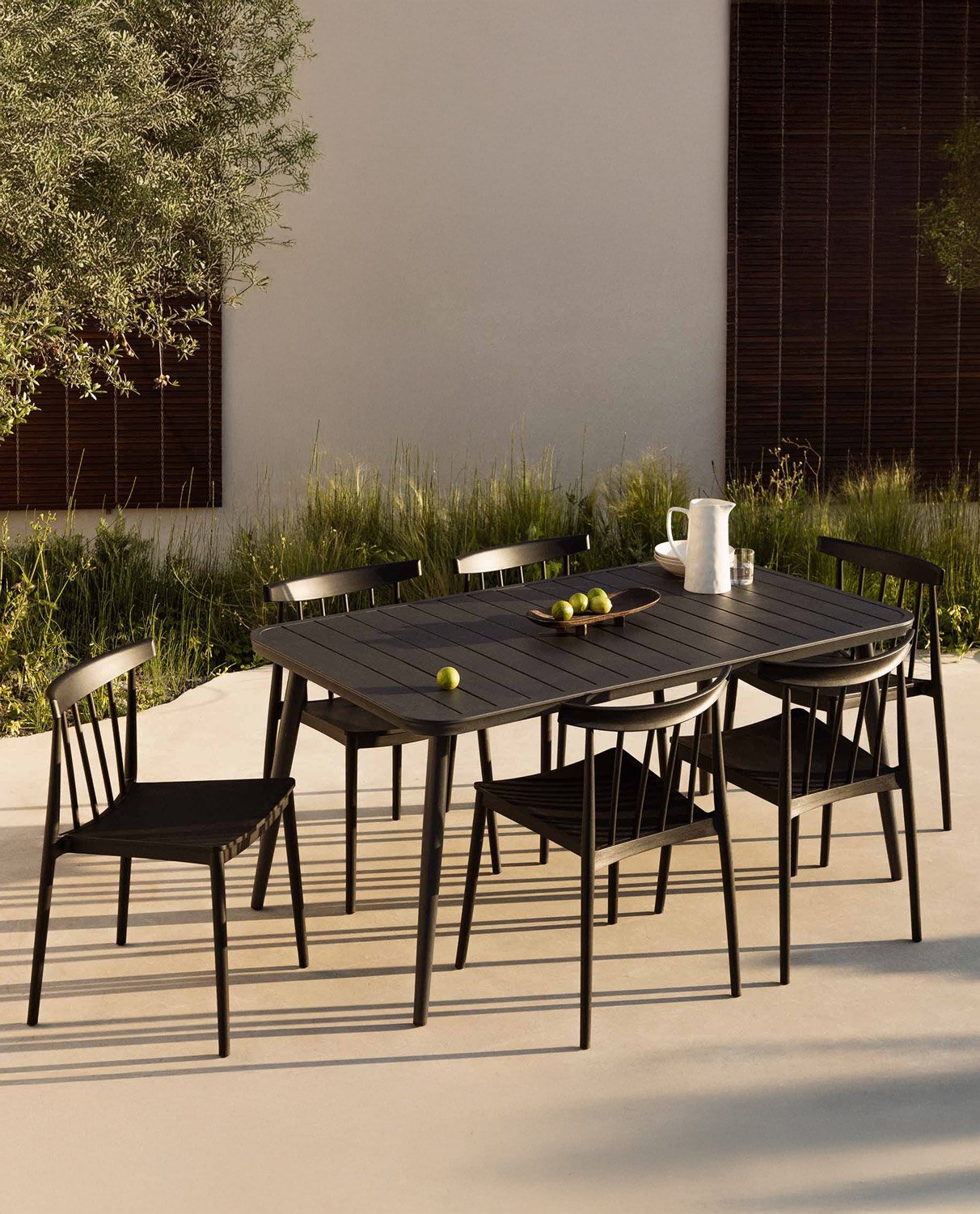 Table d'Extérieur Rectangulaire en Aluminium (159x90 cm) Cancun, image de la gelerie 2