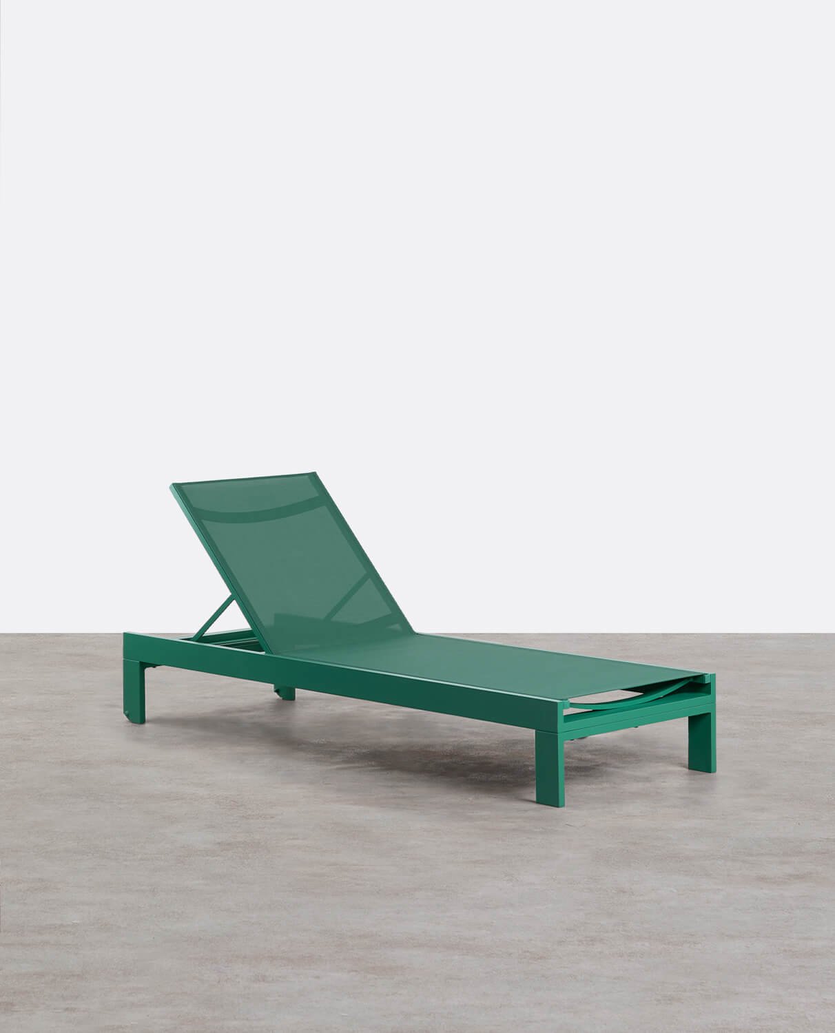 Transat Inclinable en Tissu et Aluminium New Kreta, image de la gelerie 1