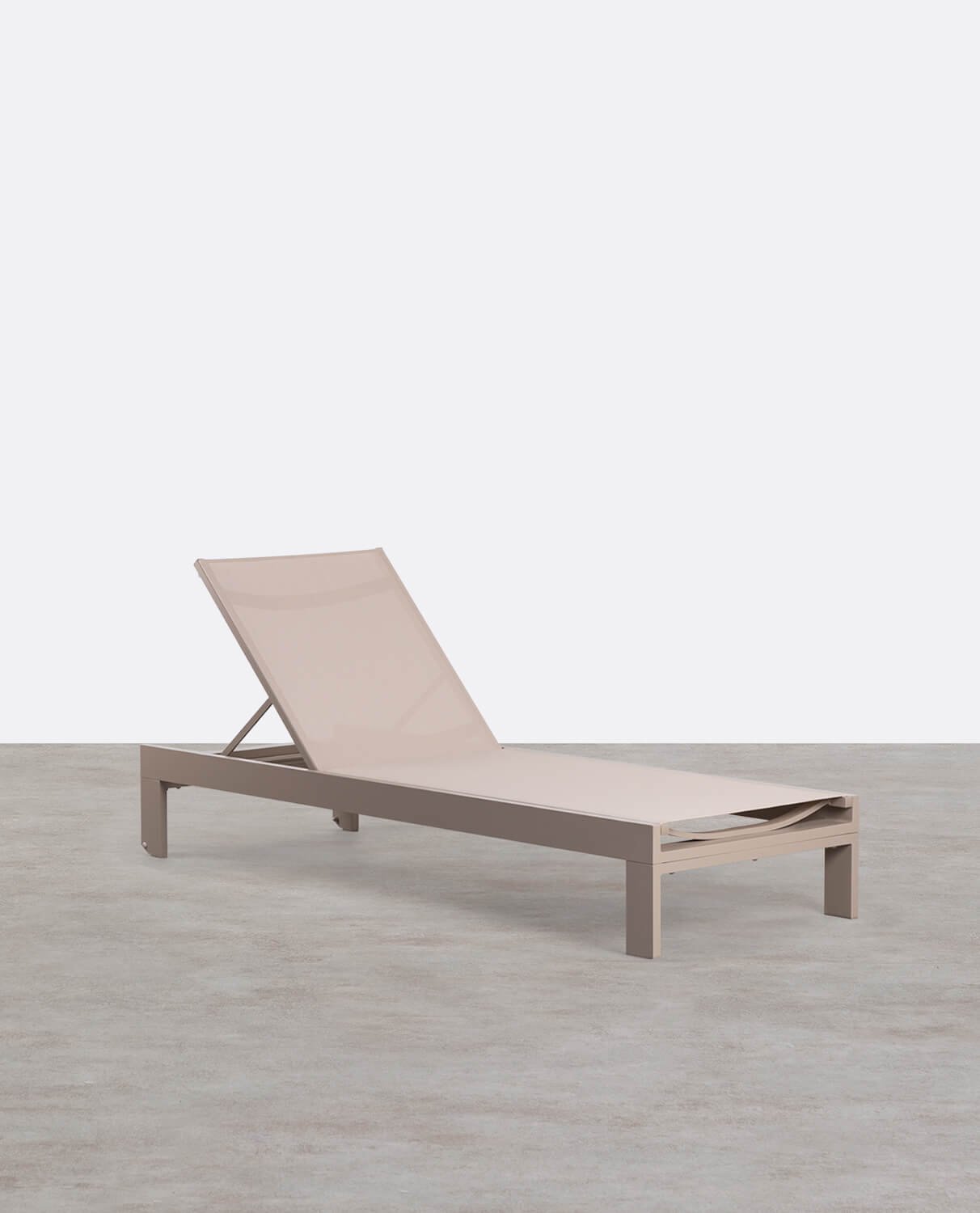 Transat Inclinable en Tissu et Aluminium New Kreta, image de la gelerie 1