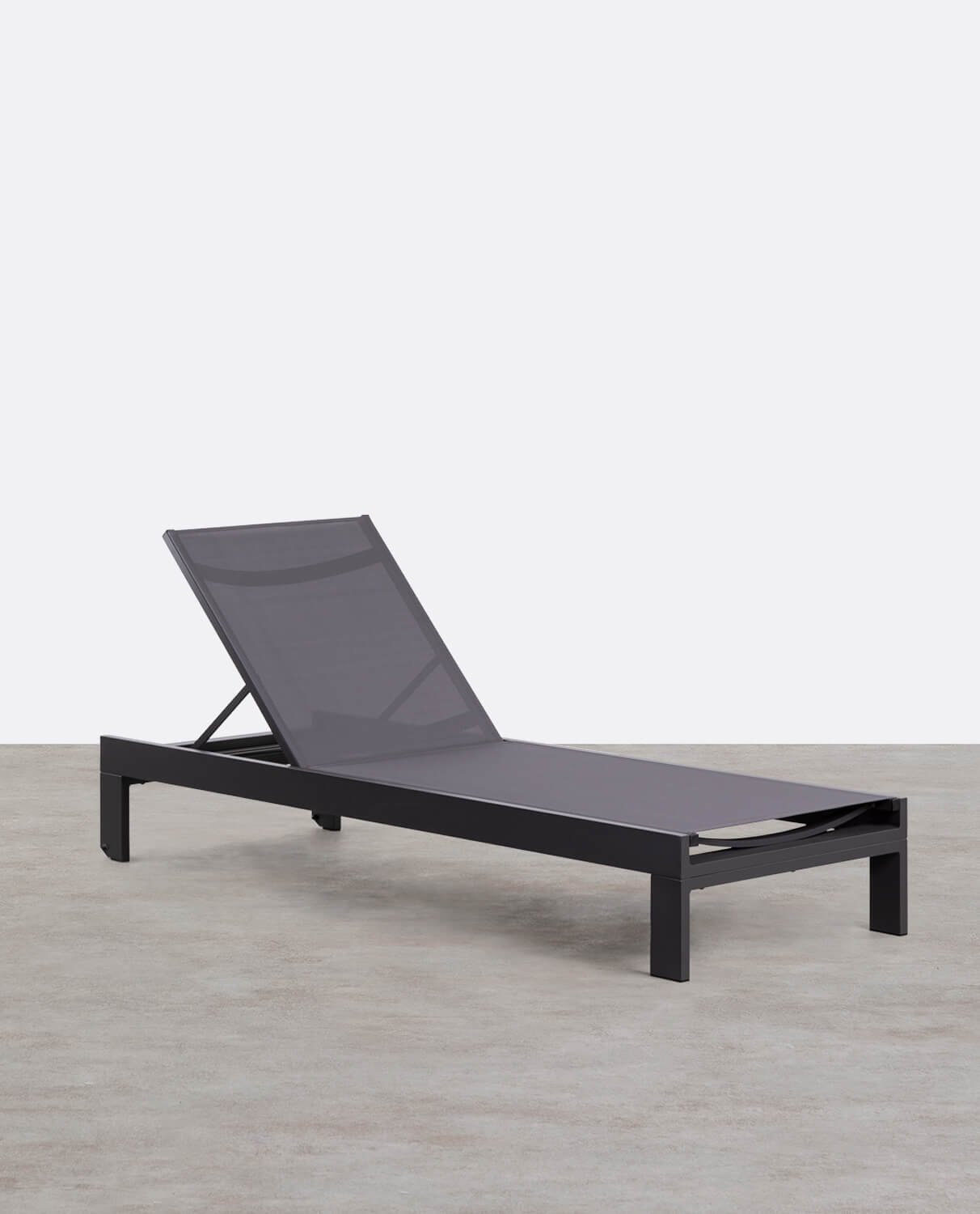Transat Inclinable en Tissu et Aluminium New Kreta, image de la gelerie 1