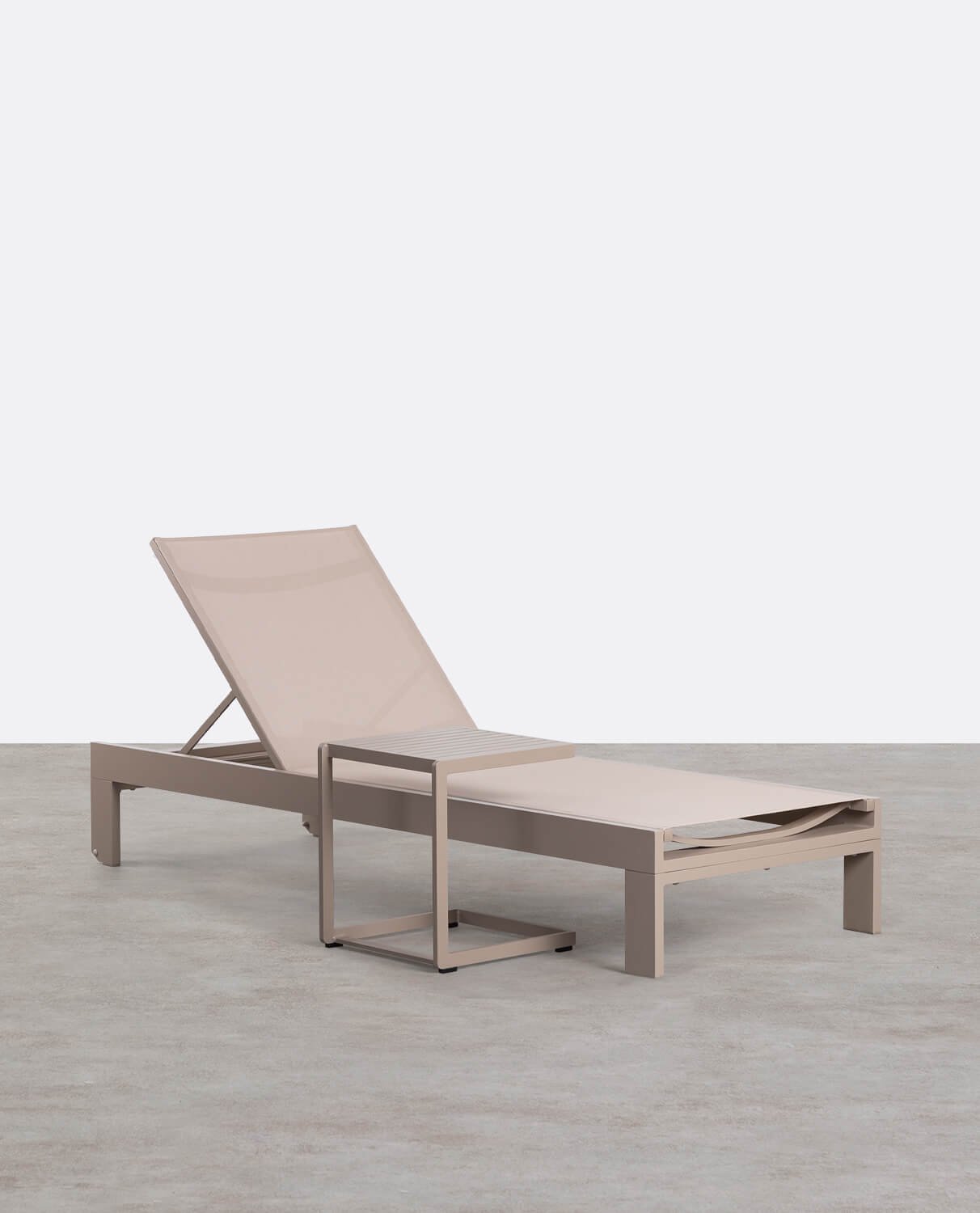 Transat et Table d´Appoint en Aluminium New Kreta, image de la gelerie 1