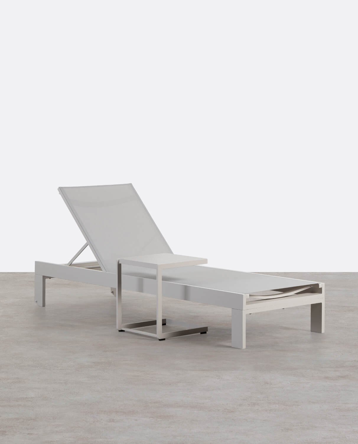 Set Transat et Table d’Appoint en Aluminium, image de la gelerie 1
