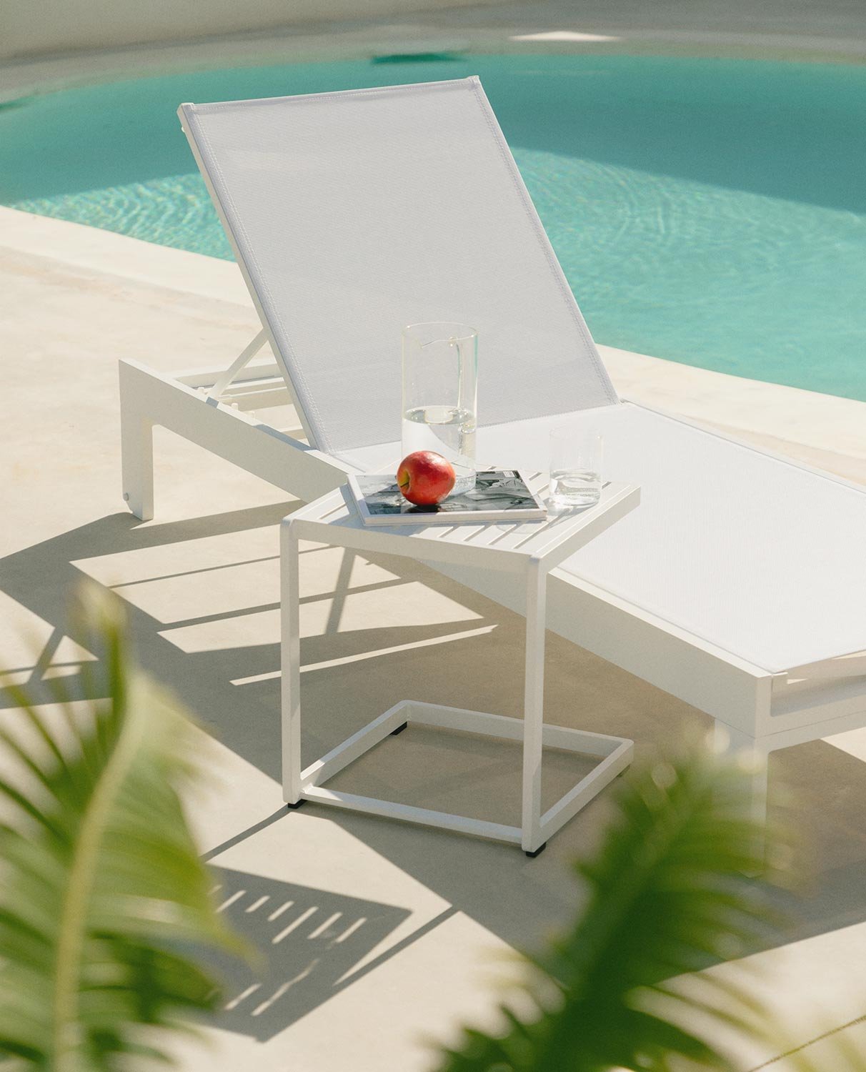 Transat Inclinable en Tissu et Aluminium New Kreta, image de la gelerie 2
