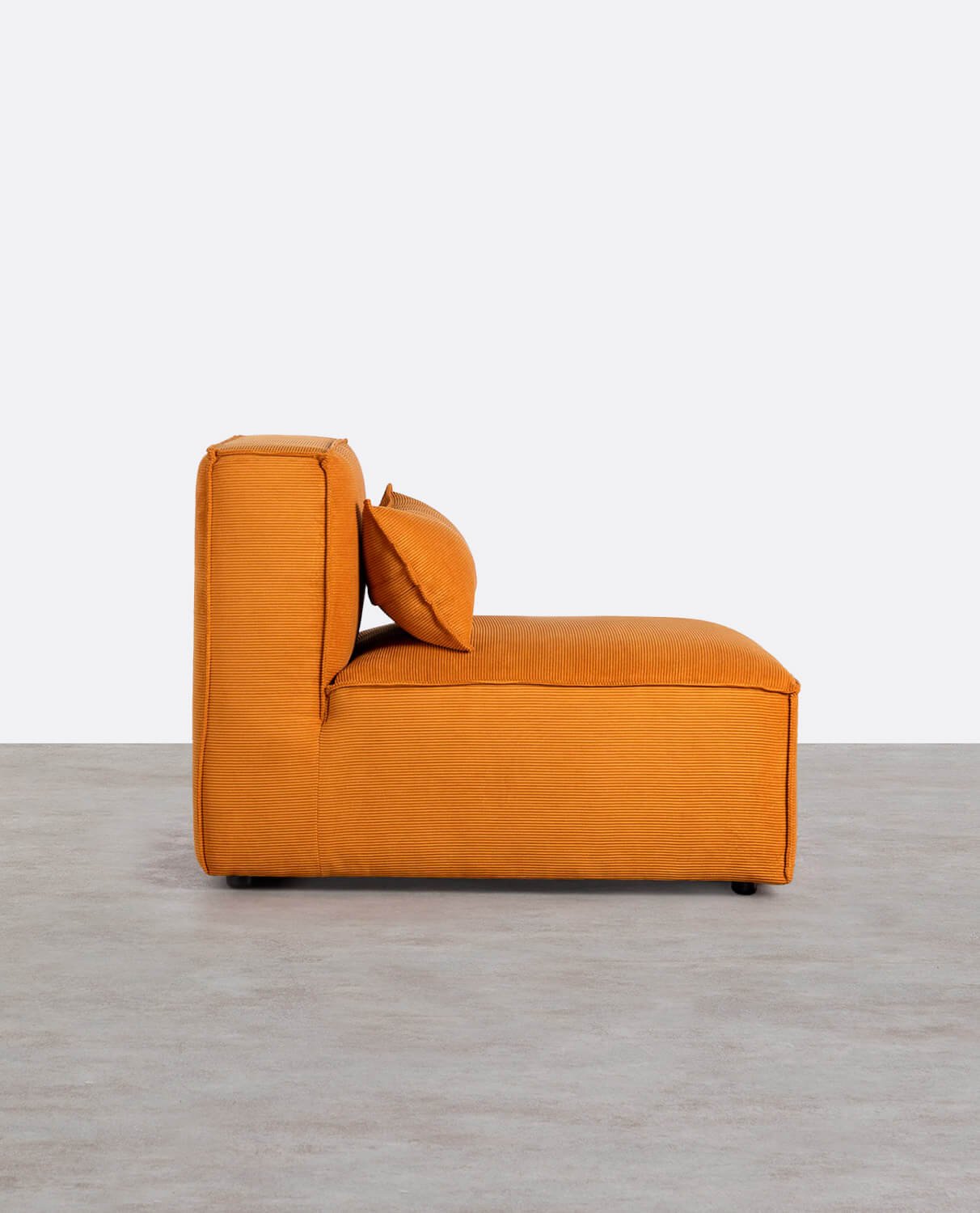 Canapé Modulaire et Pouf 5 Pièces en Velours Côtelé Kilhe, image de la gelerie 2