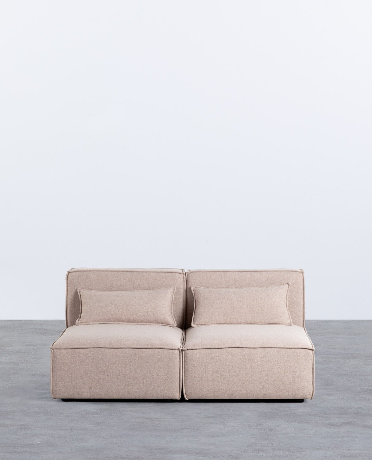 Canapé Modulable 2 pièces en Tissu Kilhe 