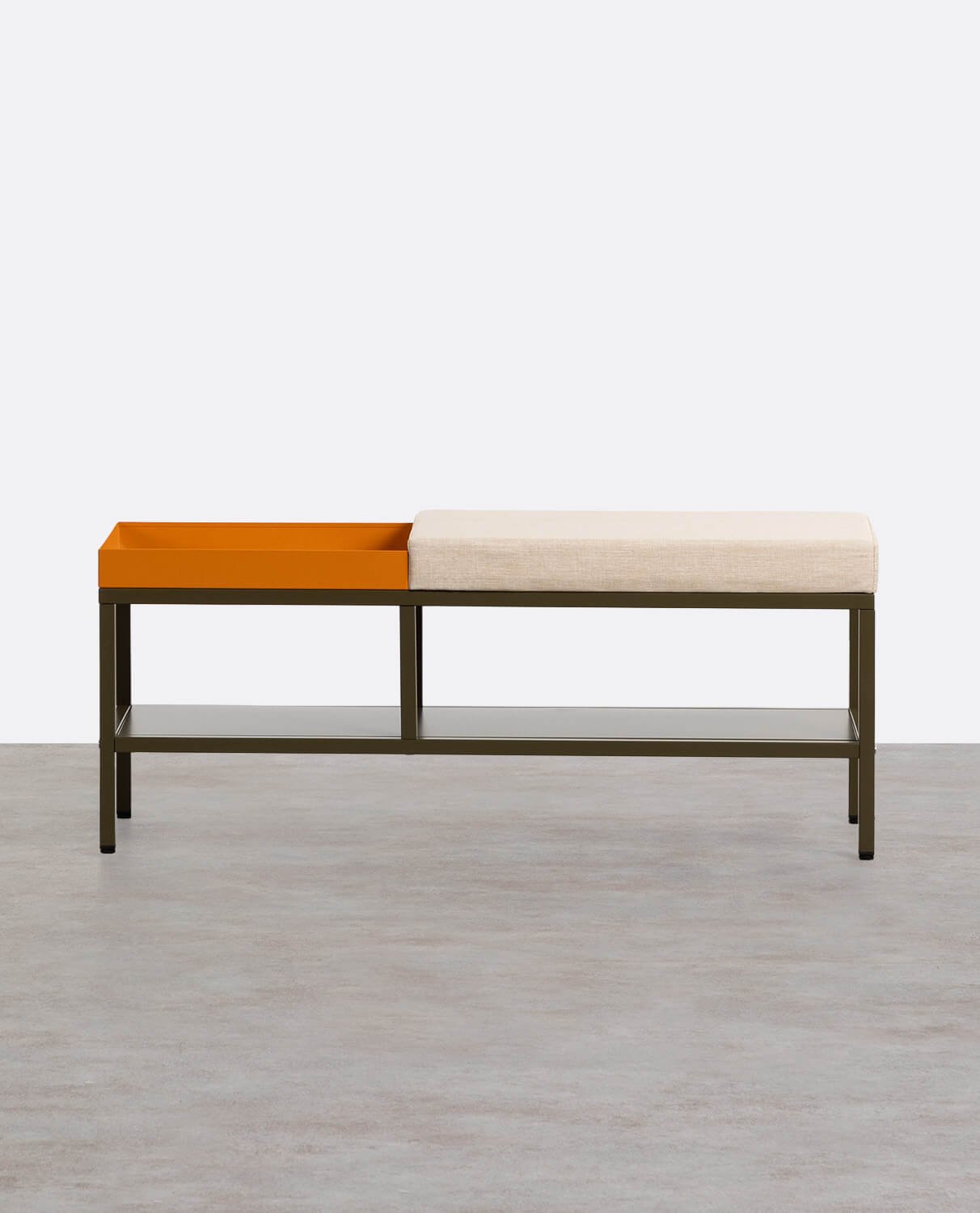 Banc à Chaussures avec Rangement en Acier Laminé Bruck, image de la gelerie 2