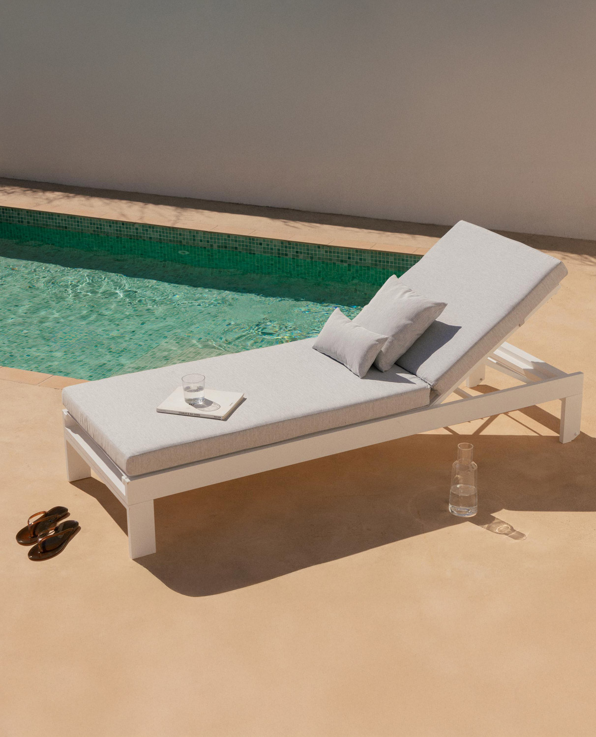Transat Inclinable avec 3 Coussins New Kreta, image de la gelerie 2
