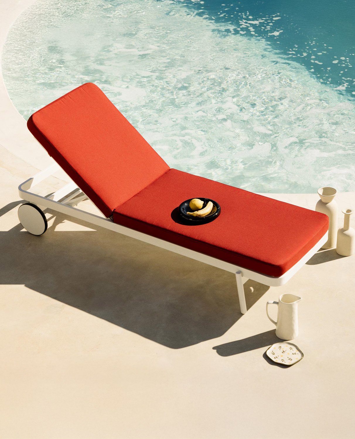 Coussin en Tissu pour Chaise Longue d'Extérieur (200X65 cm) Celina, image de la gelerie 2