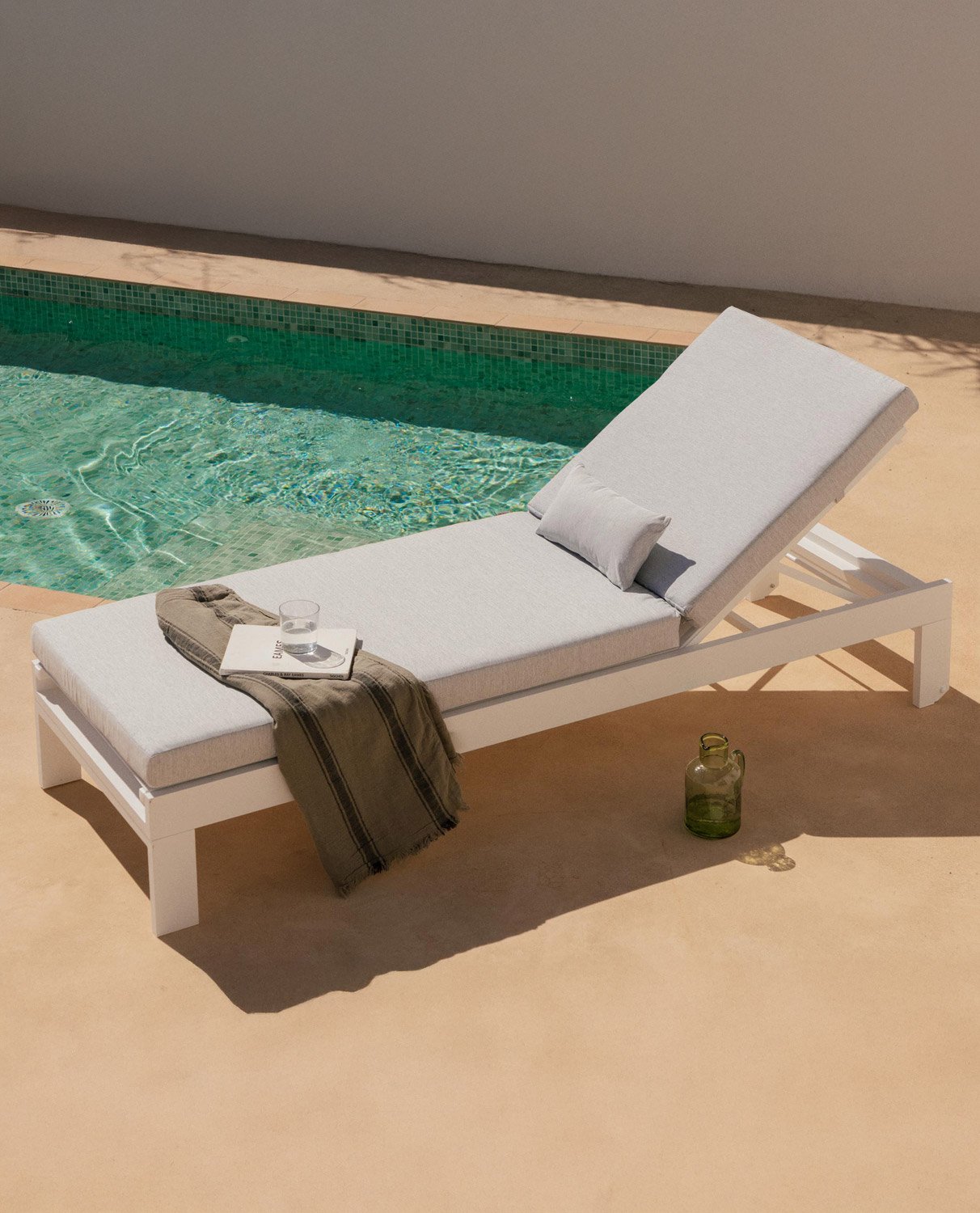 Transat avec Coussin Amovible et Coussin Rectangulaire New Kreta, image de la gelerie 2