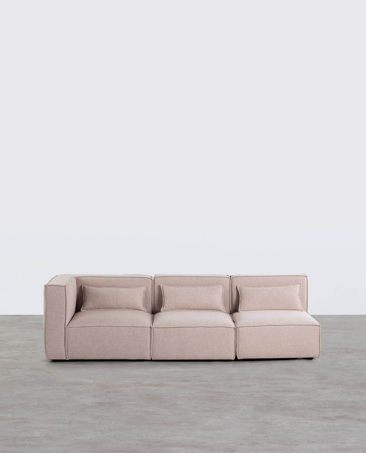 Canapé Modulable 3 pièces avec deux Fauteuils en Tissu  Kilhe , image de la gelerie 1