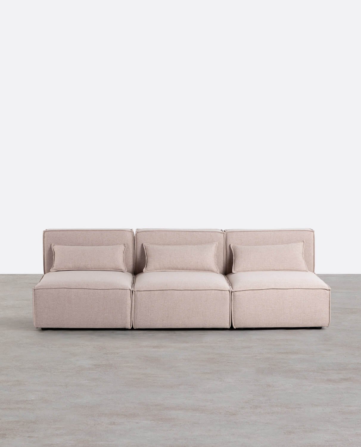 Canapé Modulable 3 pièces en Tissu Kilhe , image de la gelerie 1
