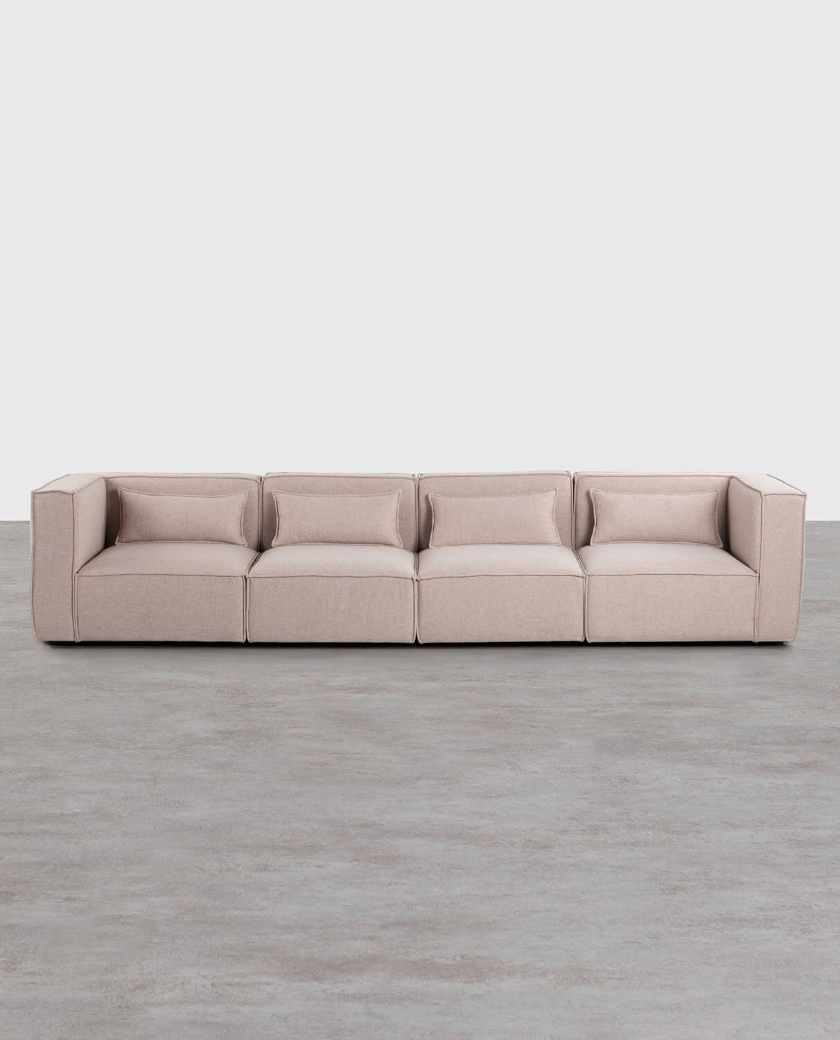  Canapé Modulable 4 pièces avec 2 Fauteuils d'Angle en Tissu Kilhe, image de la gelerie 1