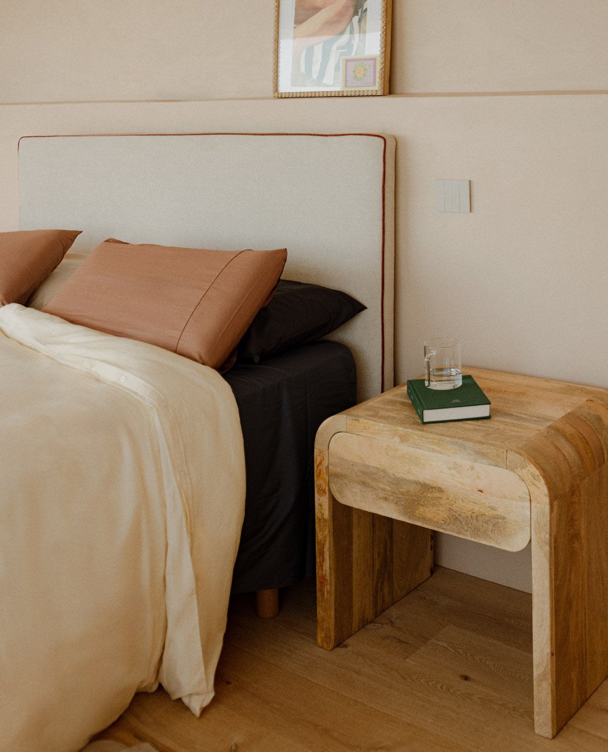 Pack 2 Tables de Chevet XL avec Tiroir en Manguier (61x45,5 cm) Vanile, image de la gelerie 2
