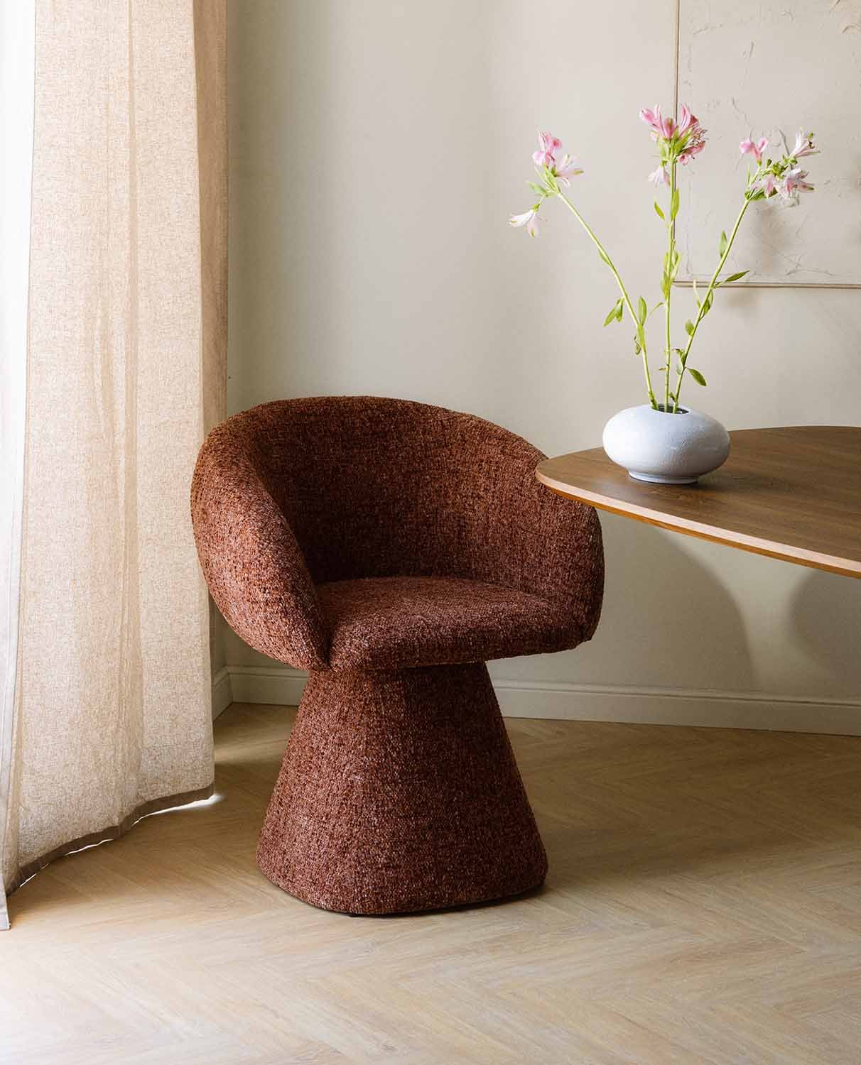 Pack 2 Fauteuils en Tissu et Métal Laura , image de la gelerie 2