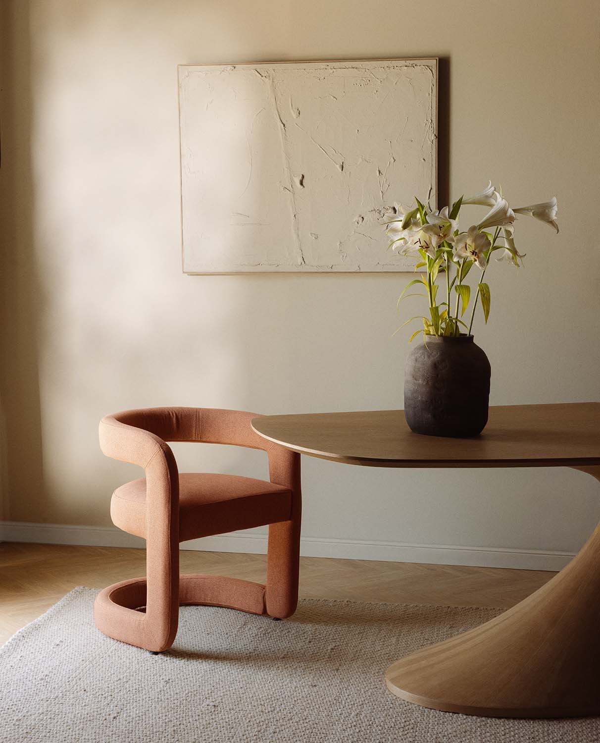 Chaise de Salle à Manger en Tissu Winsi, image de la gelerie 2