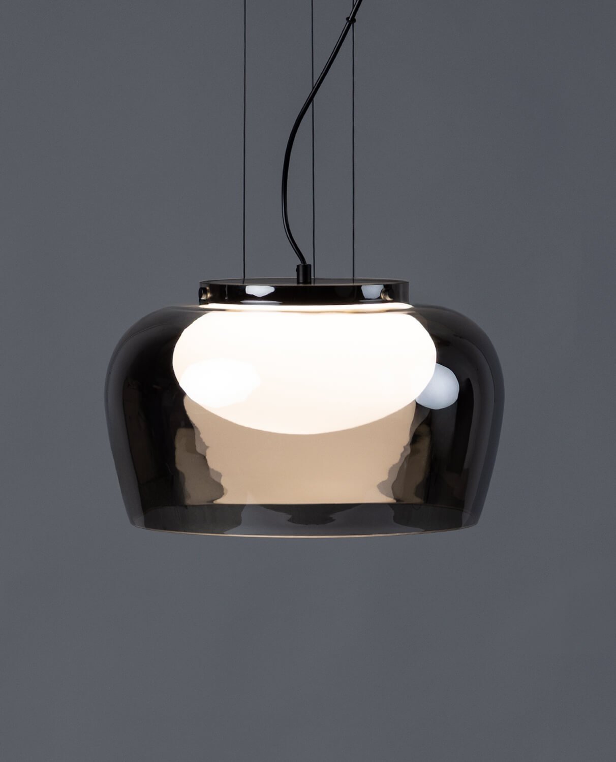 Plafonnier LED en Cristal (Ø38 cm) Lahti, image de la gelerie 2